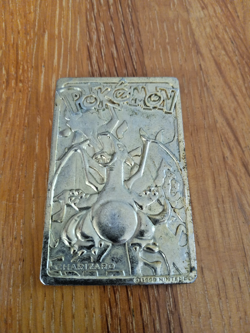 Pokemon Charizard 23K Gold Plated Trading Card 1999 Burger King Promo - Image 2