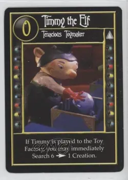 2005 The Nightmare Before Christmas Trading Card Game Timmy the Elf - Image 1