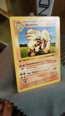 🔥1999 Pokemon TCG Card 1st Edition Base Set Arcanine 23/102 Excellent Vintage - Image 2