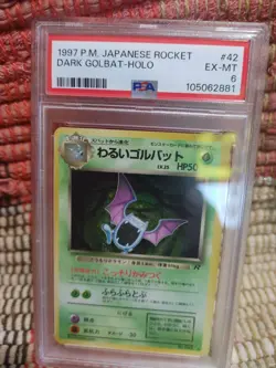 Dark Golbat 042 PSA 6 Japanese Rocket Holo Rare Pokemon Pokemon Card - Image 1