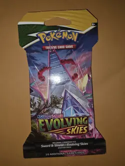 New & Sealed Pokemon Evolving Skies Sleeved 10-Card Booster Pack 2021 820650808784 - Image 1