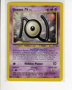 NEO DISCOVERY SET UNOWN POKEMON CARD 50/75 EX/NM - Image 1