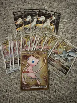 Pokemon Tcg Metal Cards Lot of 14 Arceus V - Arceus V Star - Gold Mew Ex !! - Image 1