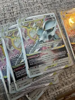Pokemon Tcg Metal Cards Lot of 14 Arceus V - Arceus V Star - Gold Mew Ex !! - Image 3