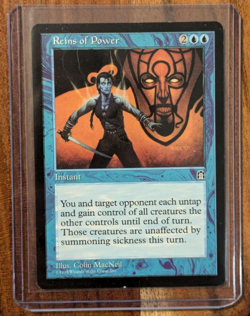 Reins of Power Stronghold Magic Card MTG English - Image 1