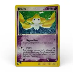 Pokemon Jirachi 97/95 EX Team Magma vs Team Aqua Holo Card EX/NM Condition - Image 1