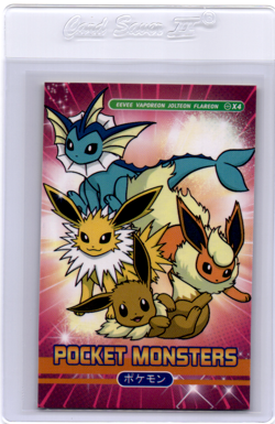EEvee flareon jolteon vaporeon Pokemon Card - Image 1