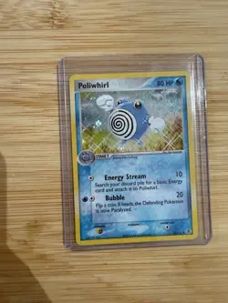 Poliwhirl EX Fire Red & Leaf Green Pokemon TCG Holo Card 46/112 LP Condition - Image 1