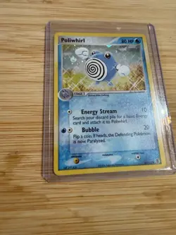 Poliwhirl EX Fire Red & Leaf Green Pokemon TCG Holo Card 46/112 LP Condition - Image 2