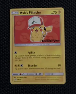 Ash's Pikachu Collectible “I choose you!” Card Set of 3 SM109, SM111, SM113 - Image 2