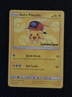 Ash's Pikachu Collectible “I choose you!” Card Set of 3 SM109, SM111, SM113 - Image 4