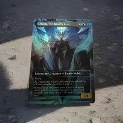 Talion, The Kindly Lord Full Art Frame Break Foil Mtg Play Test Card Two Sided - Image 2