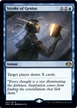 Stroke of Genius - Dominaria Remastered - Magic MTG NM - Image 1