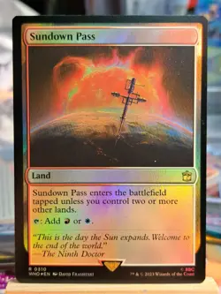 Sundown Pass Magic: The Gathering Universes Beyond Dr Who 310 - Image 1
