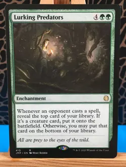 MTG - Lurking Predators. Jumpstart. Rare - Green Enchantment. - Image 1