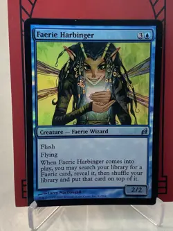 Faerie Harbinger Lorwyn Foil LP/NM - Image 1