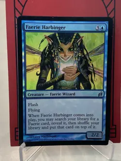 Faerie Harbinger Lorwyn Foil LP/NM - Image 3