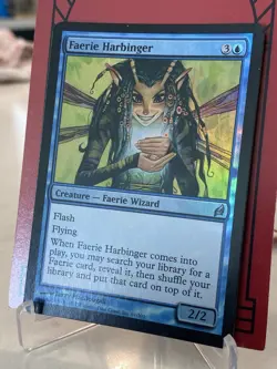 Faerie Harbinger Lorwyn Foil LP/NM - Image 4
