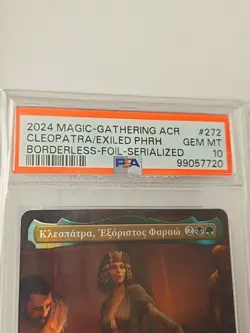 Magic MTG Cleopatra, Exiled Pharaoh ACR #272 Serial 276/500 PSA 10 Assassin - Image 3