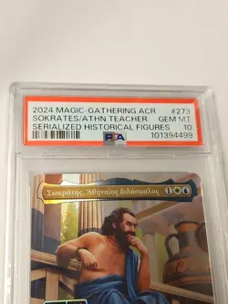 Magic MTG Sokrates, Athenian Teacher ACR #273 Serial 387/500 PSA 10 Assassin - Image 3