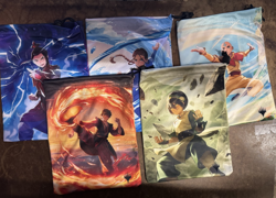 MTG Avatar: The Last Airbender 5 Dice Bags Set Promo Magic the Gathering - Image 1
