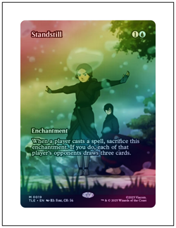 1x Standstill, Borderless Art Foil, Magic the Gathering, MTG NM - Image 1