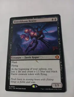 1x Mtg Bitterbloom Bearer Mythic Rare Lorwyn Eclipsed Ready To Ship NM - Image 1