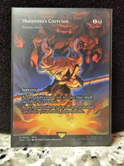 Final Fantasy MTG - Shantotto's Coercion Showcase Rare Non-Foil (Near Mint) - Image 2