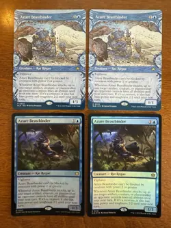 4x Azure Beastbinder Showcase & FOIL Lot MTG Bloomburrow NM-M 302 - Image 1