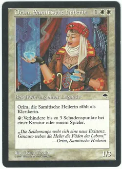 Orim, Samitische Heilerin / Samite Healer - TEMPEST - deutsch (fine +) Rare - Image 1