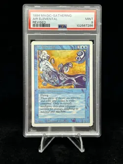 AIR ELEMENTAL Revised Edition 1994 Magic The Gathering MTG PSA 9 MINT🔥Low Pop🔥 - Image 1