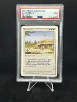 FARMSTEAD Revised 1994 Magic The Gathering MTG PSA 9 MINT TCG 🔥Reserved List🔥 - Image 1
