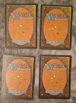 MTG Revised - Circle of Protection Black (x4) - LP/MP - Image 2