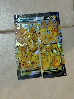 (4) Lot 2021 Pokemon SWSH Pikachu V-Union BSP Promo #SWSH139-SWSH142 AUCTION 3 - Image 1