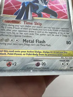 Dialga LV.X Holo Promo DP17 Diamond & Pearl 110 MP Level Up Pokemon TCG Card - Image 2