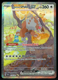 Bloodmoon Ursaluna ex #216/167 NM/M Pokemon Card - Image 1