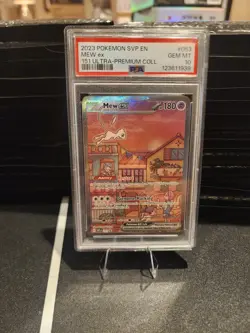 PSA 10 Pokemon SVP 151 UPC Black Star Promo Mew EX 053 GEM MINT 10 G2U - Image 1