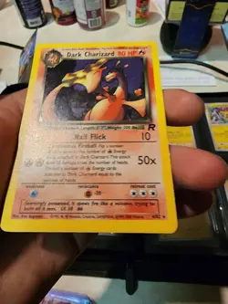 Pokemon TCG Dark Charizard Holo Rare Card 4/82 Team Rocket Series MP - Image 4