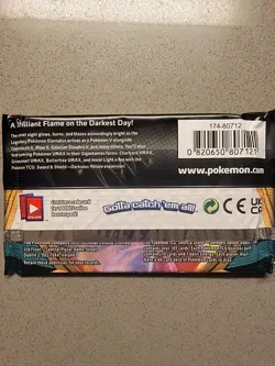 Pokemon TCG Sword and Shield Darkness Ablaze Booster Pack, NEW, SEALED - Image 2