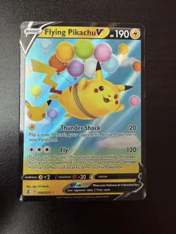 2021 Pokemon Celebrations Flying Pikachu V 006/025 NM - Image 1