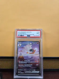 2023 Pokemon MEW EN #199 Charizard Ex Special Illustration Rare PSA 9 - Image 1