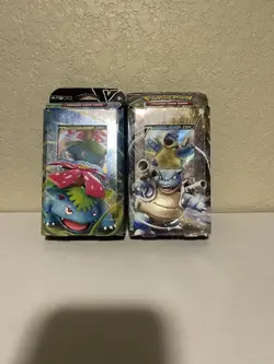 Pokemon TCG: V Battle Decks Blastoise & Venusaur - 2 Decks Brand New & Sealed 820650808395 - Image 1