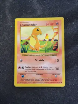 Pokemon Charmander 46 Base Set (Shadowless) Regular 46/102 - Image 1