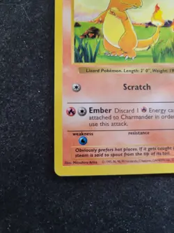 Pokemon Charmander 46 Base Set (Shadowless) Regular 46/102 - Image 5