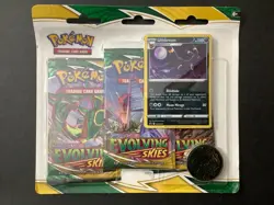 2021 Pokemon Sword & Shield Evolving Skies 3-pack Blister Umbreon Promo SEALED - Image 1