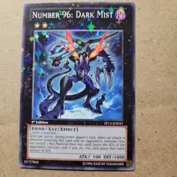Yugioh Number 96: Dark Mist Starfoil Rare SP13-EN031 Holo BULK DISCOUNT MUSTBUY2 - Image 1