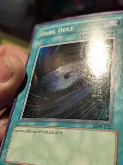 YU-GI-OH DARK HOLE (SPELL) LOB-052 UNLIMITED LP - Image 2