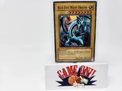 YuGiOh Blue-Eyes White Dragon SKE-001 Unlimited Super Rare NM - Image 1