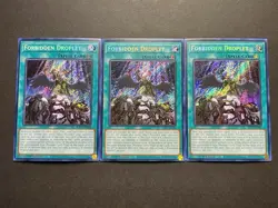 3x Forbidden Droplet | RA01-EN064 | Secret Rares | NM | 1st Edition | YuGiOh! - Image 1