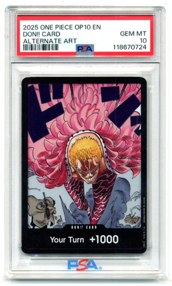 2025 One Piece Royal Blood OP10 Don!! PSA 10 Gem Mint Pop 16 - Image 1